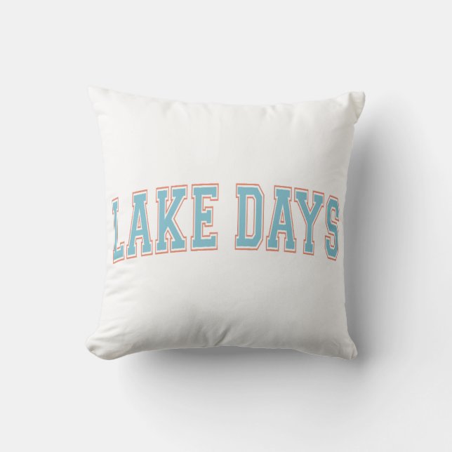 Lake Days Kussen (Voorkant)