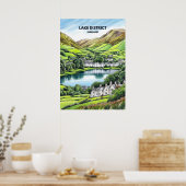 Lake District Sketch Poster (Keuken)
