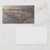 Lake Dock bij Sunrise Visitekaartje (Voorkant / Achterkant)