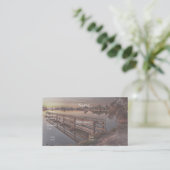 Lake Dock bij Sunrise Visitekaartje (Staand voorkant)