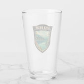 Lake Eibsee Duitsland Reiskunst Vintage Glas (Achterkant)
