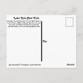 Lake Erie Briefkaart (Achterkant)
