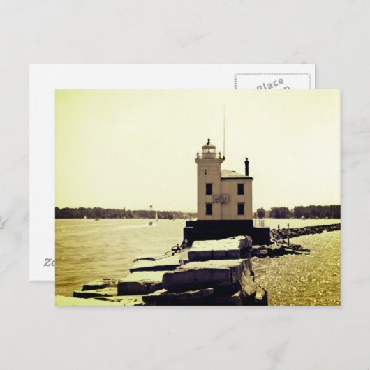 Lake Erie Lighthouse Briefkaart (Voorkant / Achterkant)