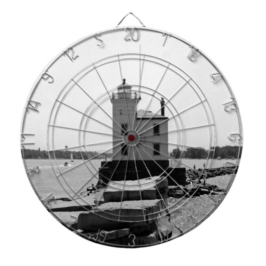 Lake Erie Lighthouse Dartbord (Voorkant)