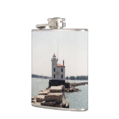 Lake Erie Lighthouse Heupfles (Links)