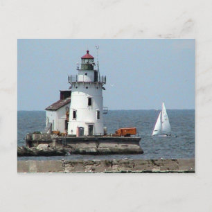 Lake Erie Lighthouse Summer Briefkaart
