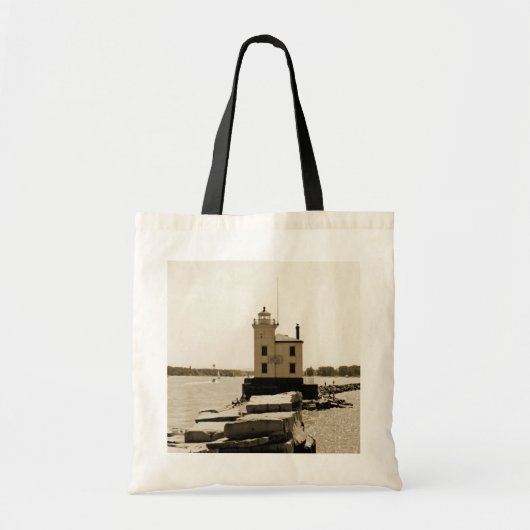 Lake Erie Lighthouse Tote Bag (Voorkant)