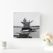 Lake Erie Lighthouse Vierkante Klok (Huis)