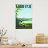 Lake Erie Ohio Pennsylvania New York Michigan Poster (Keuken)