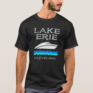 Lake Erie Speed Boat Souvenir Boating Cleveland T-shirt