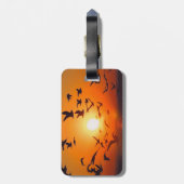 Lake Erie Sunset Bagagelabel (Achterkant verticaal)