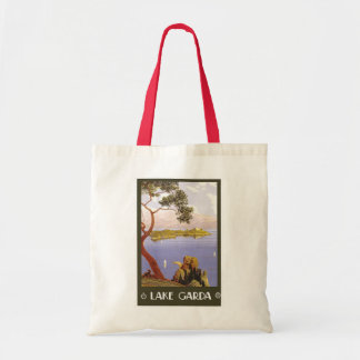 "Lake Garda"  Italiaans reisbureau Tote Bag