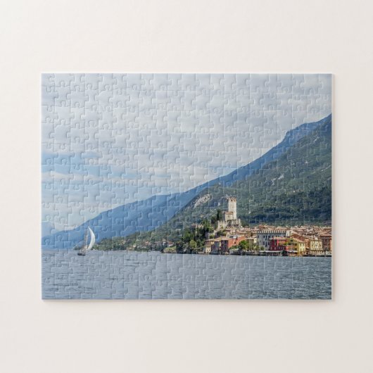 Lake Garda Malcesine puzzle Legpuzzel (Horizontaal)