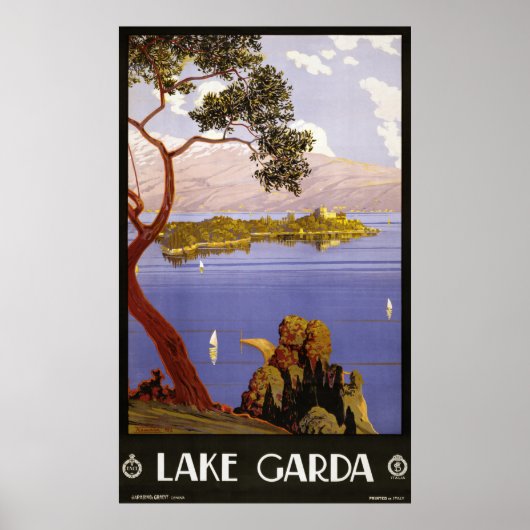 Lake Garda Poster (Voorkant)