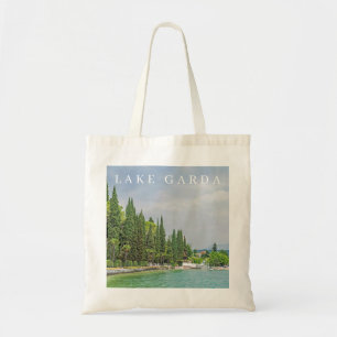 Lake Garda promenade view tote bag