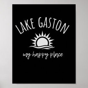Lake Gaston M'n Gelukkige Plek Bootvaren Vissen Ka Poster