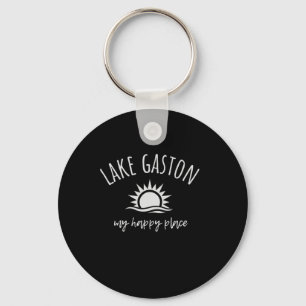Lake Gaston M'n Gelukkige Plek Bootvaren Vissen Ka Sleutelhanger