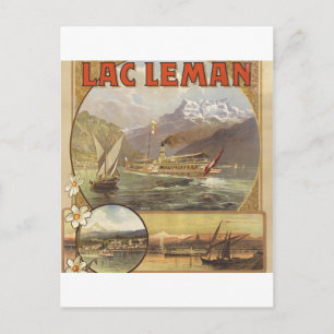 Lake Geneva Travel Briefkaart