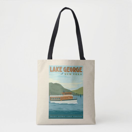 Lake George, New York |  boot Draagtas (Voorkant)