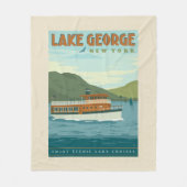 Lake George, New York | boot Fleece Deken (Voorkant)