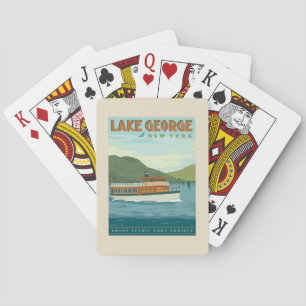 Lake George, New York    boot Pokerkaarten