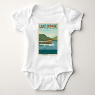 Lake George, New York boot Romper