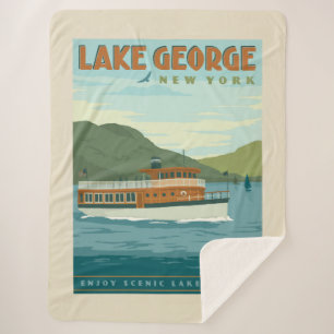 Lake George, New York    boot Sherpa Deken