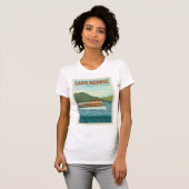Lake George, New York |  boot T-shirt (Voorkant volledig)