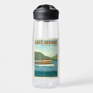 Lake George, New York    boot Waterfles