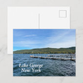 Lake George New York Briefkaart (Voorkant / Achterkant)