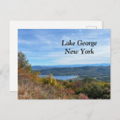 Lake George New York Briefkaart (Voorkant / Achterkant)