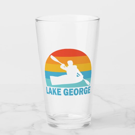 Lake George New York Kayak Glas (Voorkant)