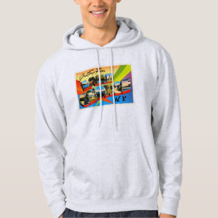 Lake George New York NY Vintage Travel Souvenir Hoodie