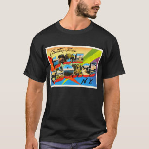 Lake George New York NY Vintage Travel Souvenir T-shirt