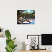 Lake George New York Paradise Bay Poster (Thuiskantoor)