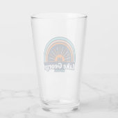 Lake George, New York Rainbow Glas (Achterkant)