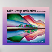 Lake George Reflection Poster (Voorkant)