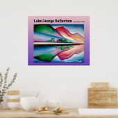 Lake George Reflection Poster (Keuken)