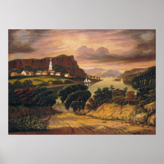 Lake George - Thomas Chambers Poster d'art (Devant)