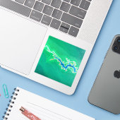 Lake Georgetown Good Water Loop Sticker (Laptop met iPhone)