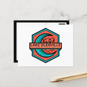 LAKE GLENVILLE maan hexa Briefkaart