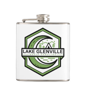 LAKE GLENVILLE maan hexa Heupfles