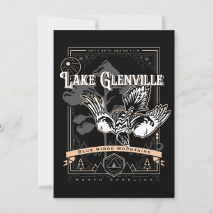LAKE GLENVILLE North Carolina geobird Kaart