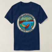 Lake Guntersville State Park Alabama Badge TShirt (Design devant)