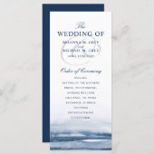 Lake Harbour Fog Wedding Programme (Devant / Derrière)