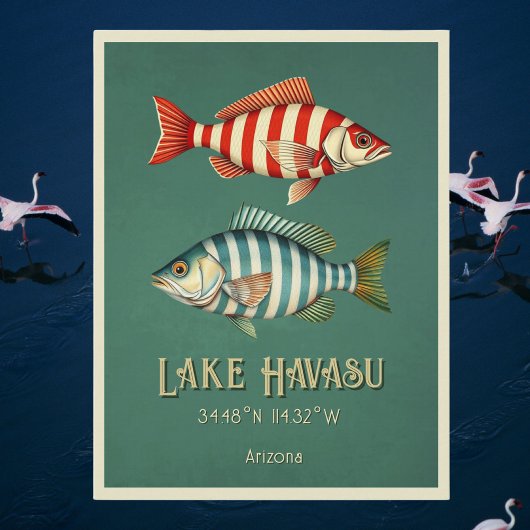 Lake Havasu Arizona vis Briefkaart