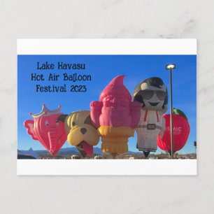 Lake Havasu Hot Air Ballonfestival 2023 Briefkaart