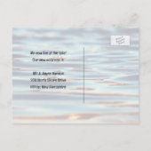 Lake Home New Address Briefkaarten (Achterkant)