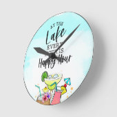 Lake House Decor Ronde Klok (Hoek)