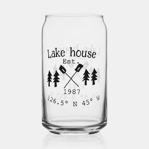 Lake house et. Date année coordonnées personnalisé